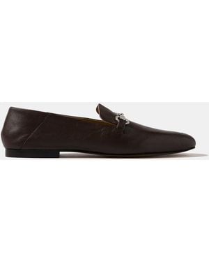Mint Velvet Camille Loafers - White