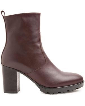 Celtic & Co. Block Heel Ankle Boots - Brown