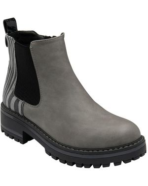 Lotus Zip-Up Ankle Boots - Black