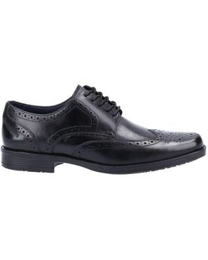 Hush Puppies Brace Brogue Shoes - White