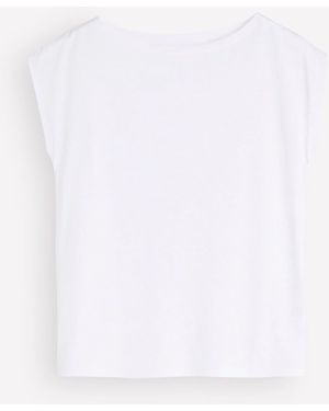 Boden Supersoft Slash Neck T-Shirt - White