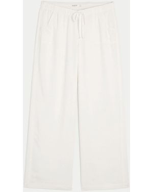 Hollister Pull On Baggy Pants - White
