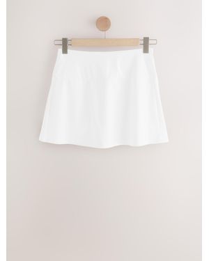 Self Tennis Skirt - Natural