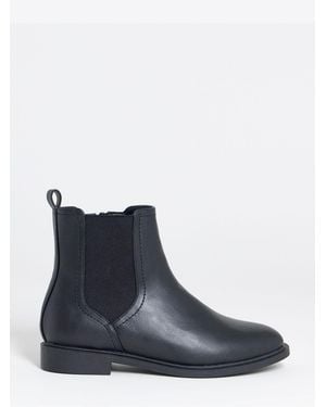 Simply Be Standard Fit Classic Chelsea Ankle Boots - Blue