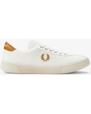 Fred Perry Tennis Shoes Poly Canvas - White