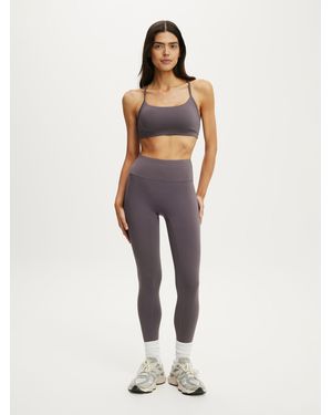Cotton On Full Length Ultra Move Sport Leggings - Purple