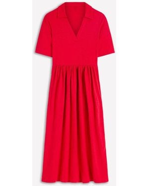 Boden Aria Collared Jersey Dress