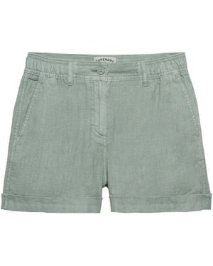 Superdry Mid Rise Shorts - Green