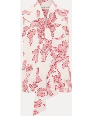 Phase Eight Junie Floral Blouse - Pink