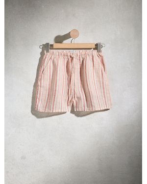 Next N. Premium 100% Linen Shorts - Brown
