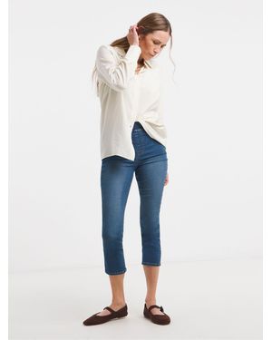 JD Williams Skinny Crop Leggings - Blue