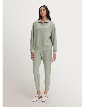 Varley Shadow Marl 25" The Slim Cuff Joggers - Green