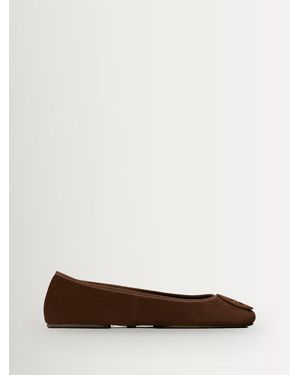 Tory Burch Tory Burch Minnie Travel Ballet - White