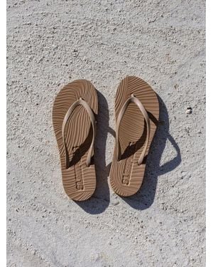 Sleeper Tapered Slim Flip Flops - Grey