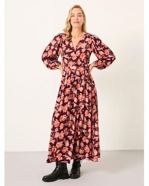 FatFace Fatface Lottie Maxi Dress - Red