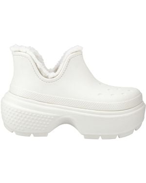 Crocs™ Stomp Shorty Boots - White