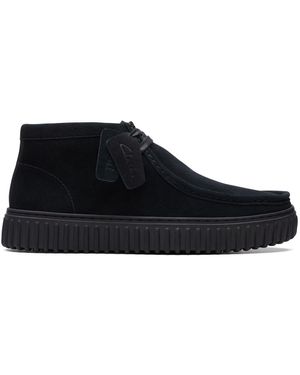 Clarks Wildleder Torhill Hi Stiefeleu 47 (Uk 12) - Schwarz