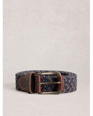 White Stuff Woven Elasticated Belt - Natural