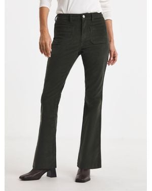 JD Williams Cord Flared Jeans - Black