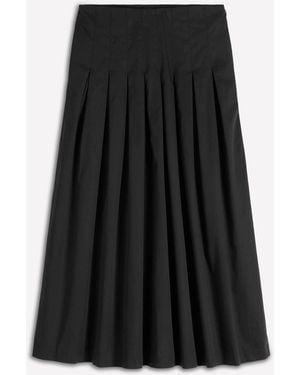 Boden Valentina Sateen Skirt - Black