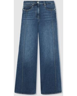 Reiss Wide Leg Jeans - Blue