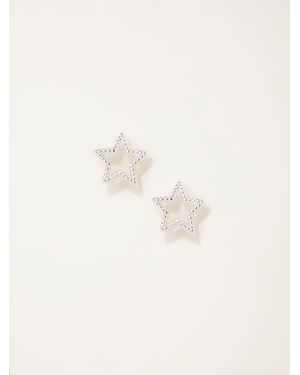 FatFace Fatface Star Stud Earrings - Natural