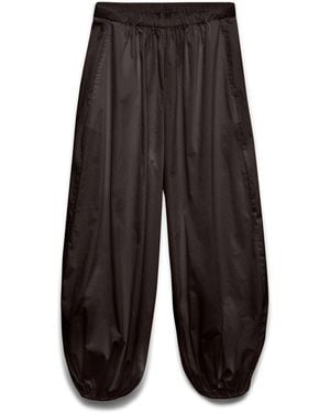 Vero Moda Elasticated Waist Cuffed Balloon Pants - Gray