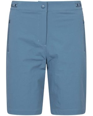 Mountain Warehouse Nova Water Resistant Quick Drying Uv Hiking Shorts - Blue