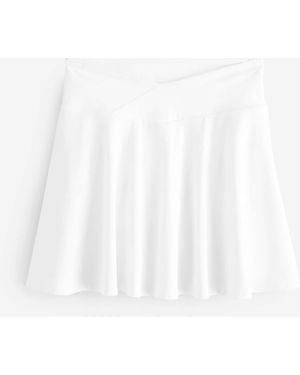 Fabletics Cross-Over Flounce Skirt - White