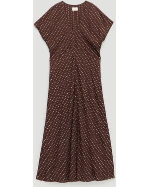 Hush Grace Air Flow V-Neck Maxi Dress - Brown