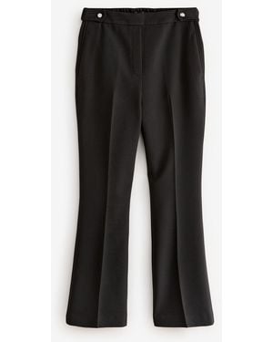 Next Bootcut Tailored Trousers - Black