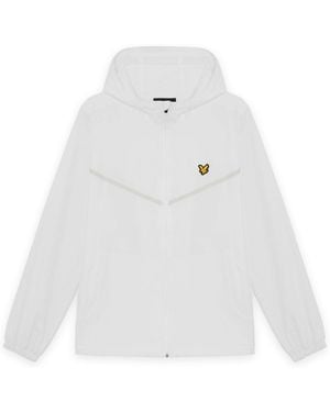 Lyle & Scott Striped Track Jacket - White