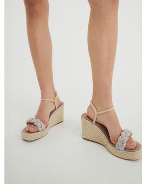 River Island Open Toe Wedge Sandals - White