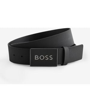 BOSS Logo Belt - Black
