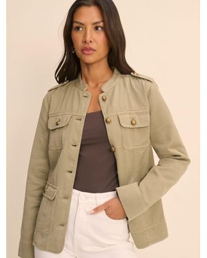 Nobody's Child Nobodys Child Zana Military Jacket - Natural