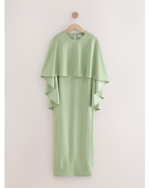 Next Cape Maxi Dress - Green