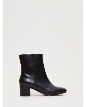Phase Eight Phase Eight Leather Block Boots - White