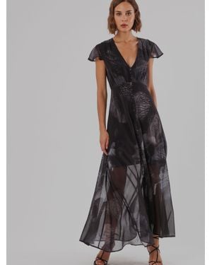 Religion Indium Maxi Tea Dress - Black