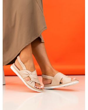 Lunar Sardinia Leather Sandals - Orange