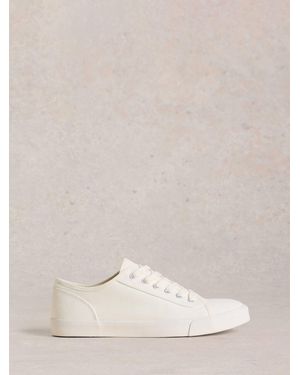White Stuff Peter Plimsoll Sneakers - Natural