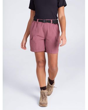 Mountain Warehouse Stellar Ripstop Uv Max Cargo Hiking Shorts - Pink