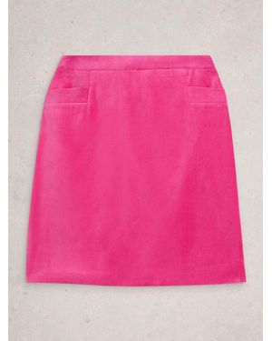 White Stuff Stuff Samtrock, Coral - Pink