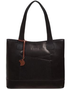 Conkca 'Little Patience' Leather Tote Bag - Black