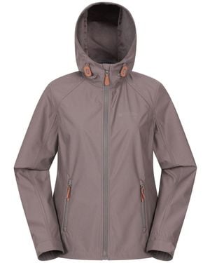 Mountain Warehouse Iona Water Resistant Softshell Jacket - Purple