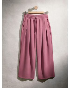 Next Rose N. Premium Wide Leg Sweatpants - Pink