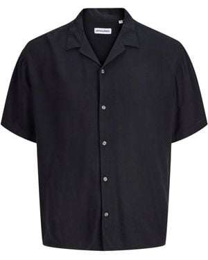Jack & Jones Viscose Resort Shirt - Black