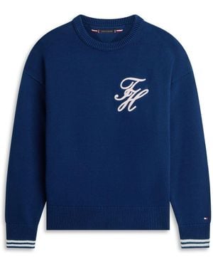 Tommy Hilfiger Cotton Knit Jumper - Blue