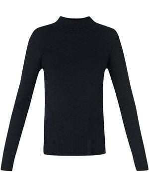 Sweaty Betty High Neck Ski Midlayer Sweater - Blue