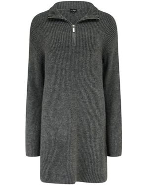 Pour Moi The Cozy Knit Dress - Gray