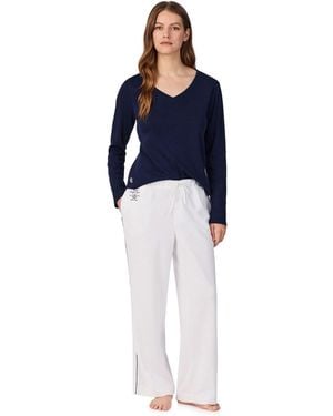 Ralph Lauren Cotton Waffle Sleep Trousers - Blue